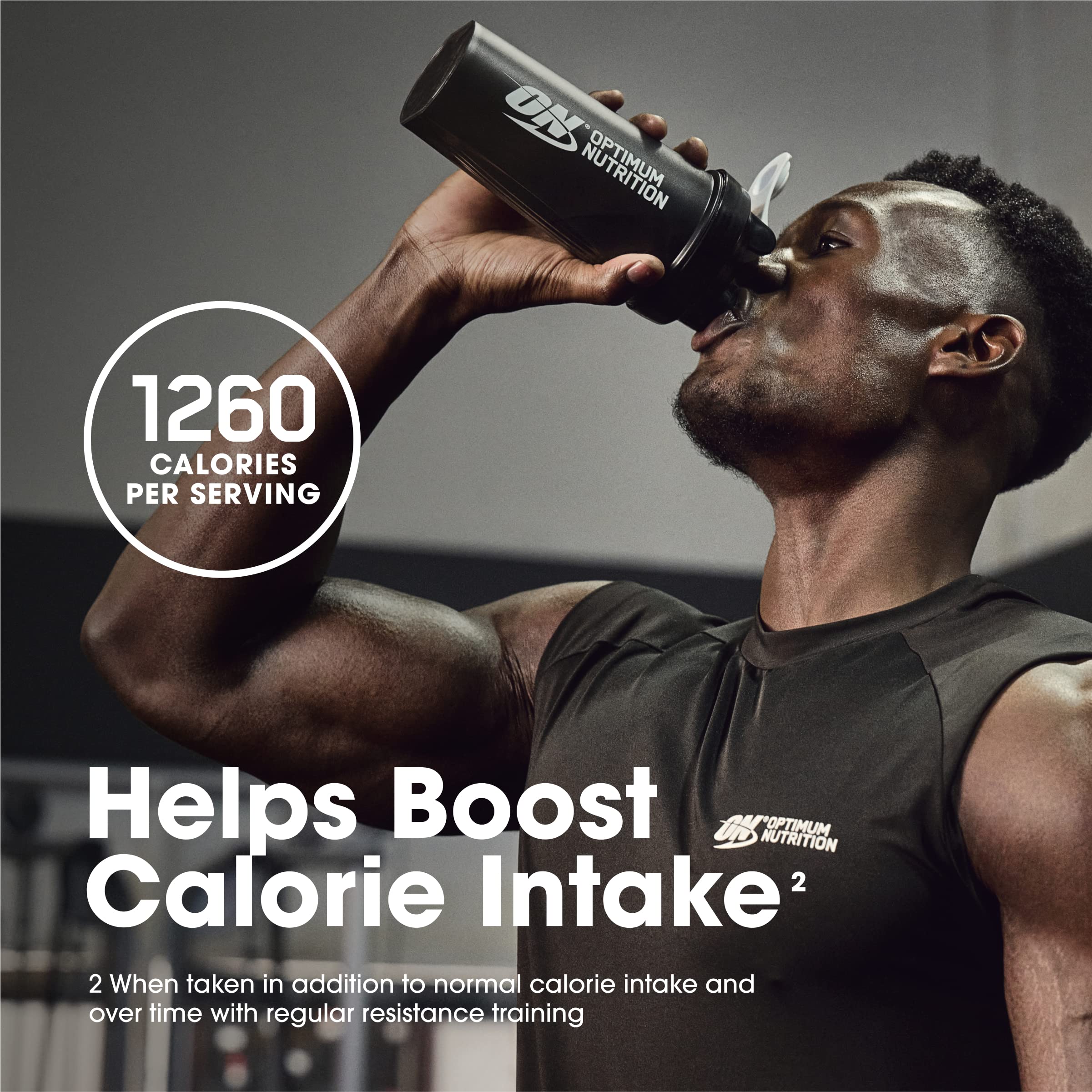 Optimum Nutrition Serious Mass fruits and peanut butter boost idea