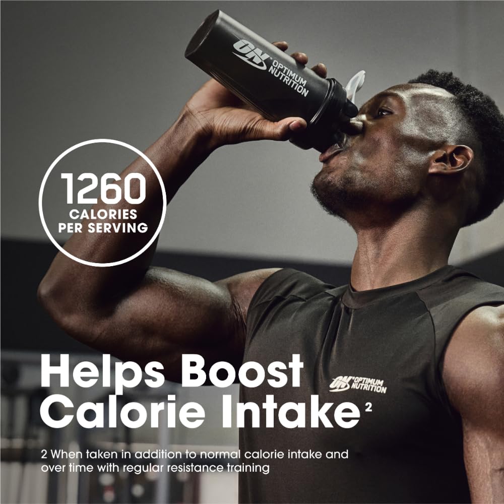 Optimum Nutrition Serious Mass mixer bottle enables quick blending
