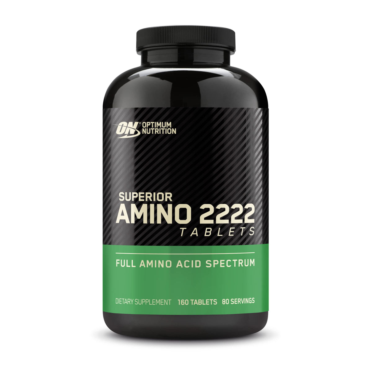 Optimum Nutrition Superior Amino 2222 bottle supports daily amino intake.
