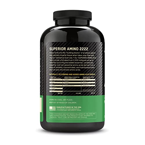 Optimum Nutrition Superior Amino 2222 heat-sun warning image communicates care.