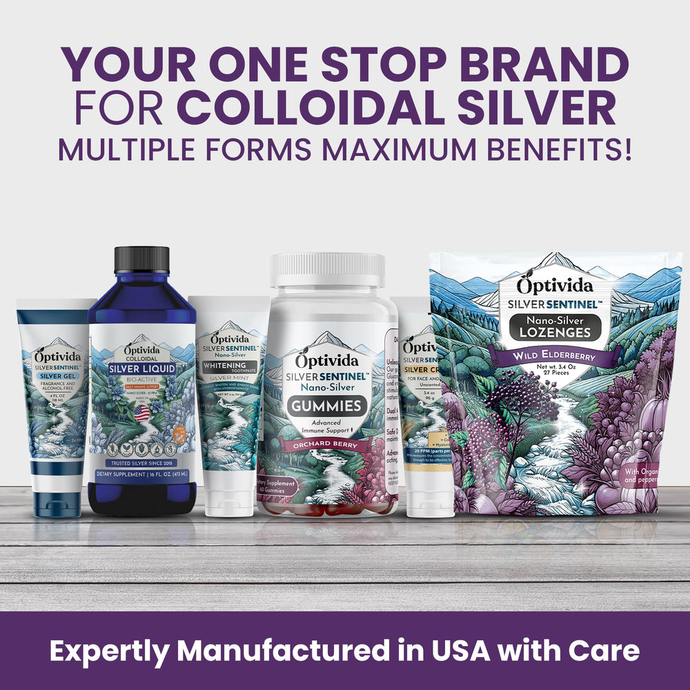 Optivida elderberry plants and berries highlight natural herbal ingredients.