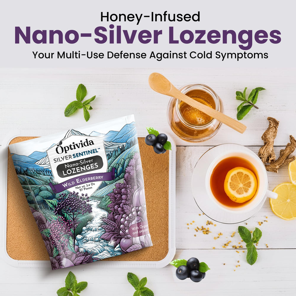Optivida individually wrapped lozenges on the go promote easy travel relief.