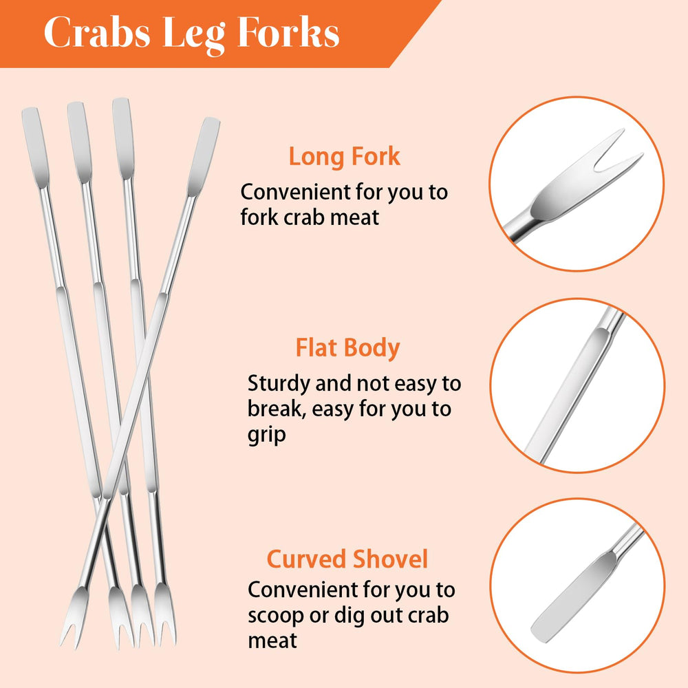 Opvixi ergonomic crab tools held in hand for comfortable use.