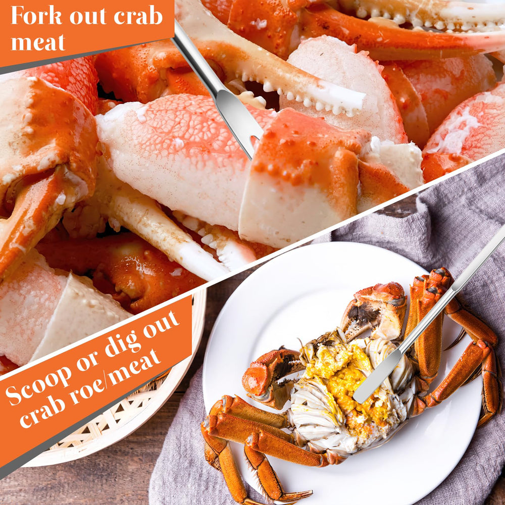 Opvixi seafood tools in a restaurant setting for versatile dining.