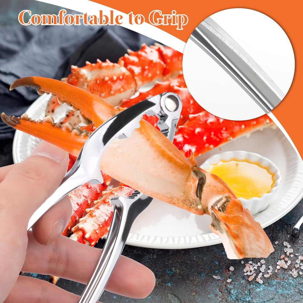 Opvixi versatile seafood tools highlight multi-use for shellfish and nuts.
