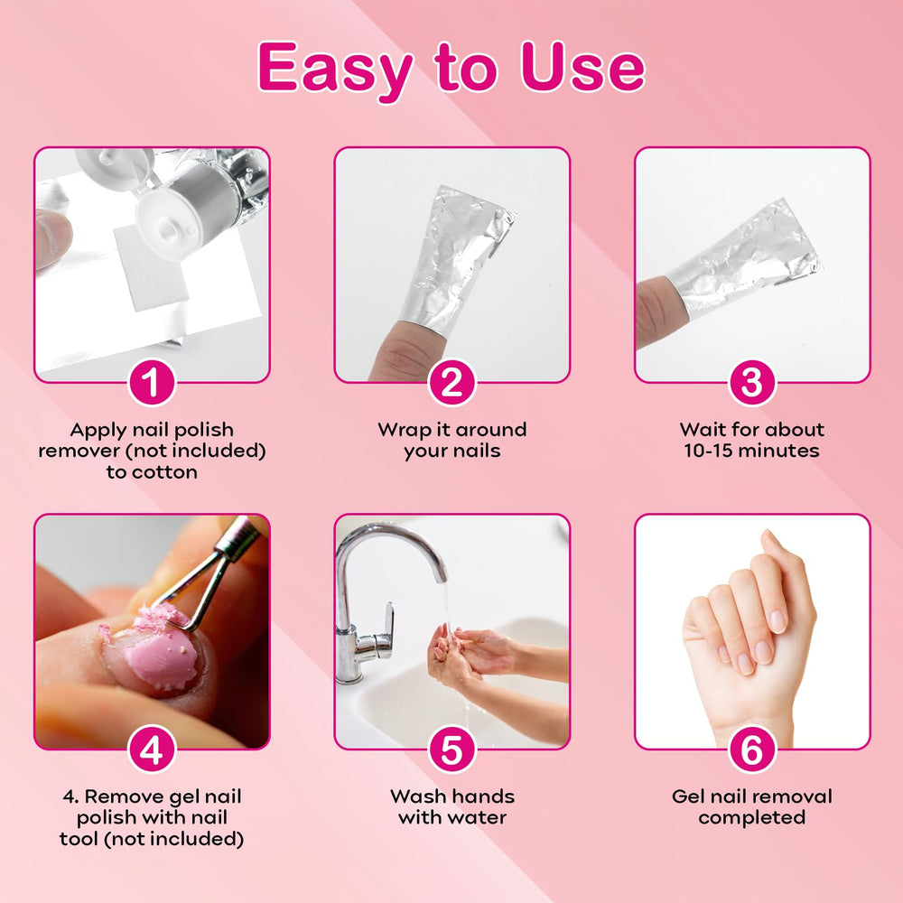 Opvixi foil wraps are compact for easy on-the-go removal