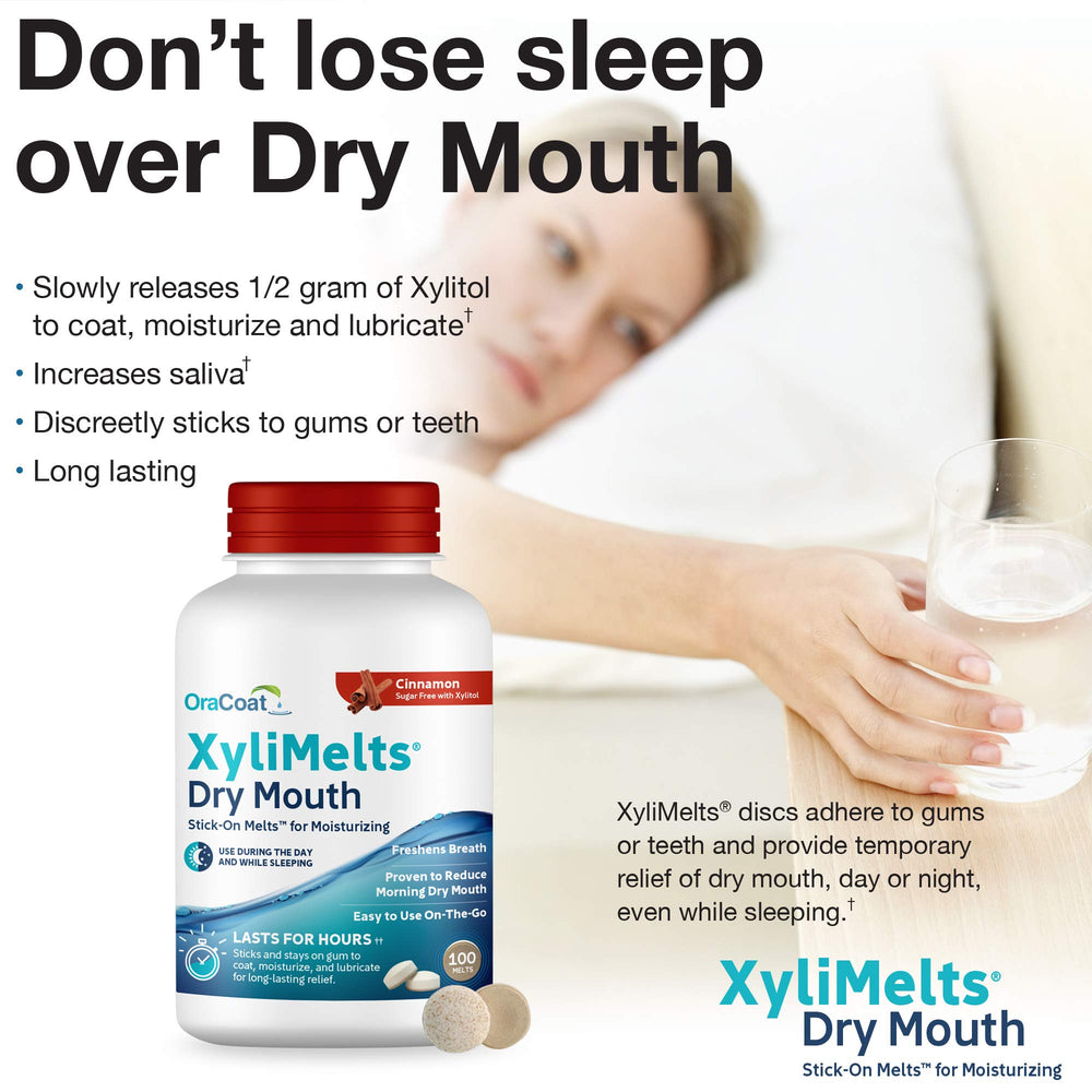 Oracoat XyliMelts in blister packaging for travel