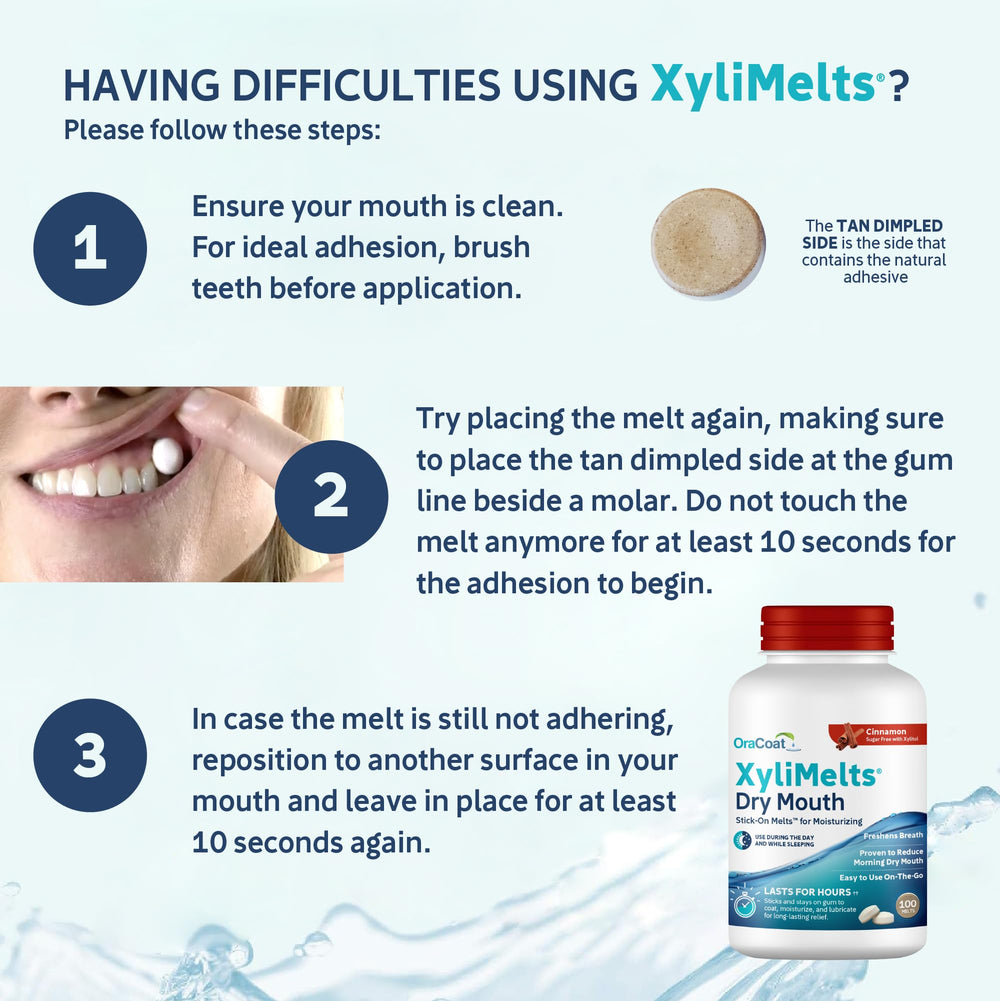Oracoat XyliMelts cinnamon flavor during use