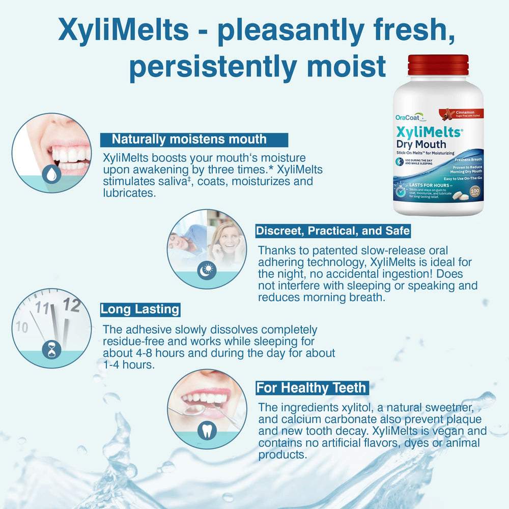 Oracoat XyliMelts slowly dissolving with no residue