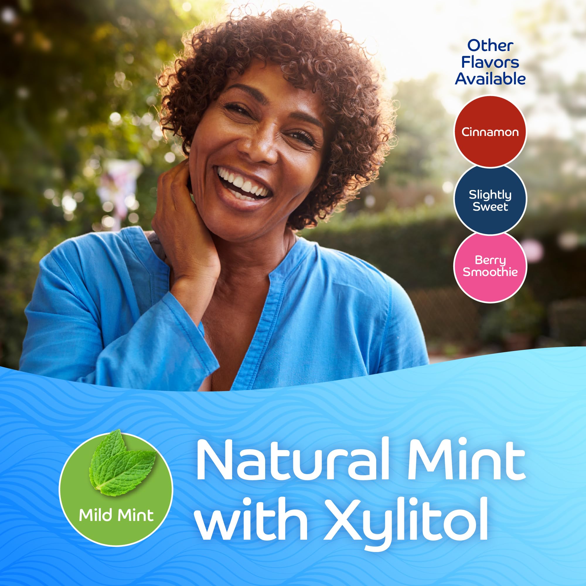 Oracoat XyliMelts mild flavor provides subtle taste during use
