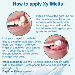Oracoat XyliMelts blister pack for travel-friendly dry mouth care