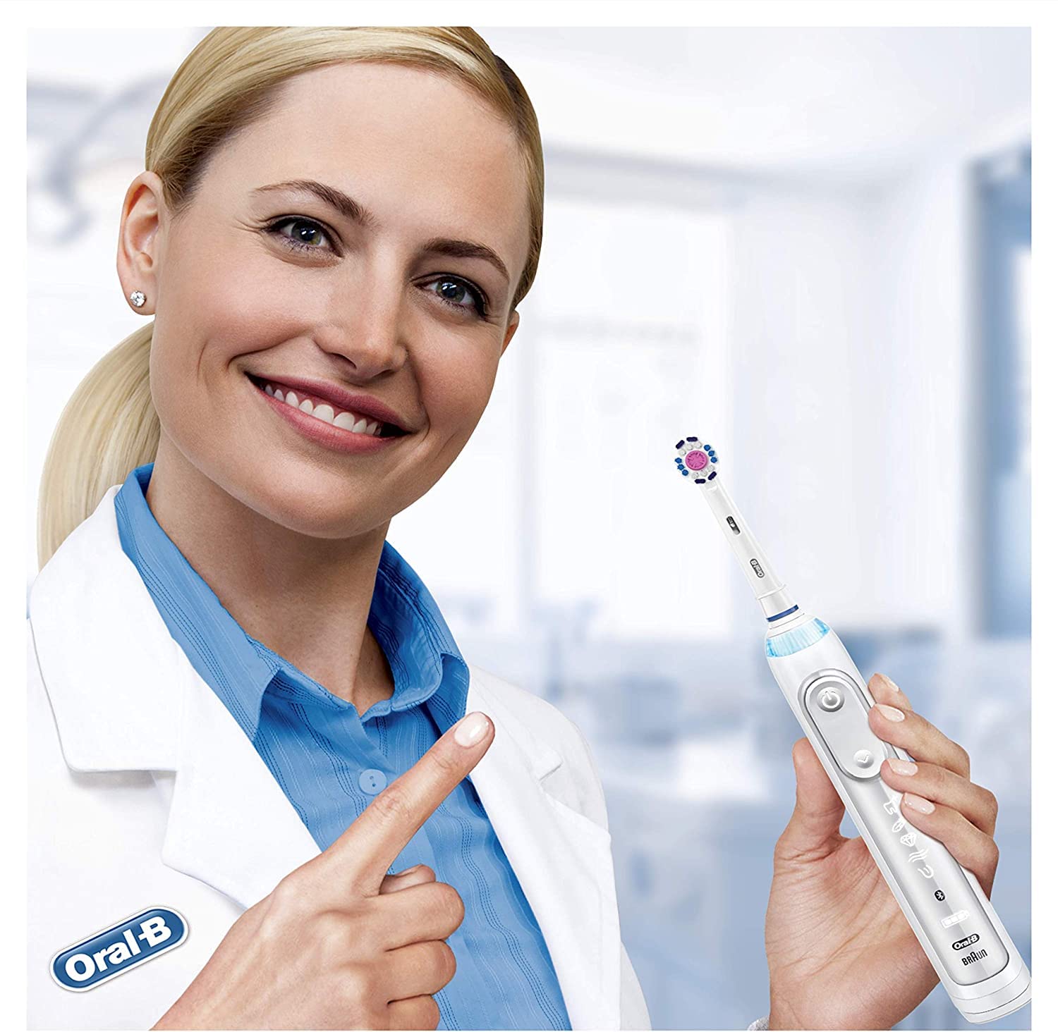 Oral-B 3D White head pack displayed for replacement