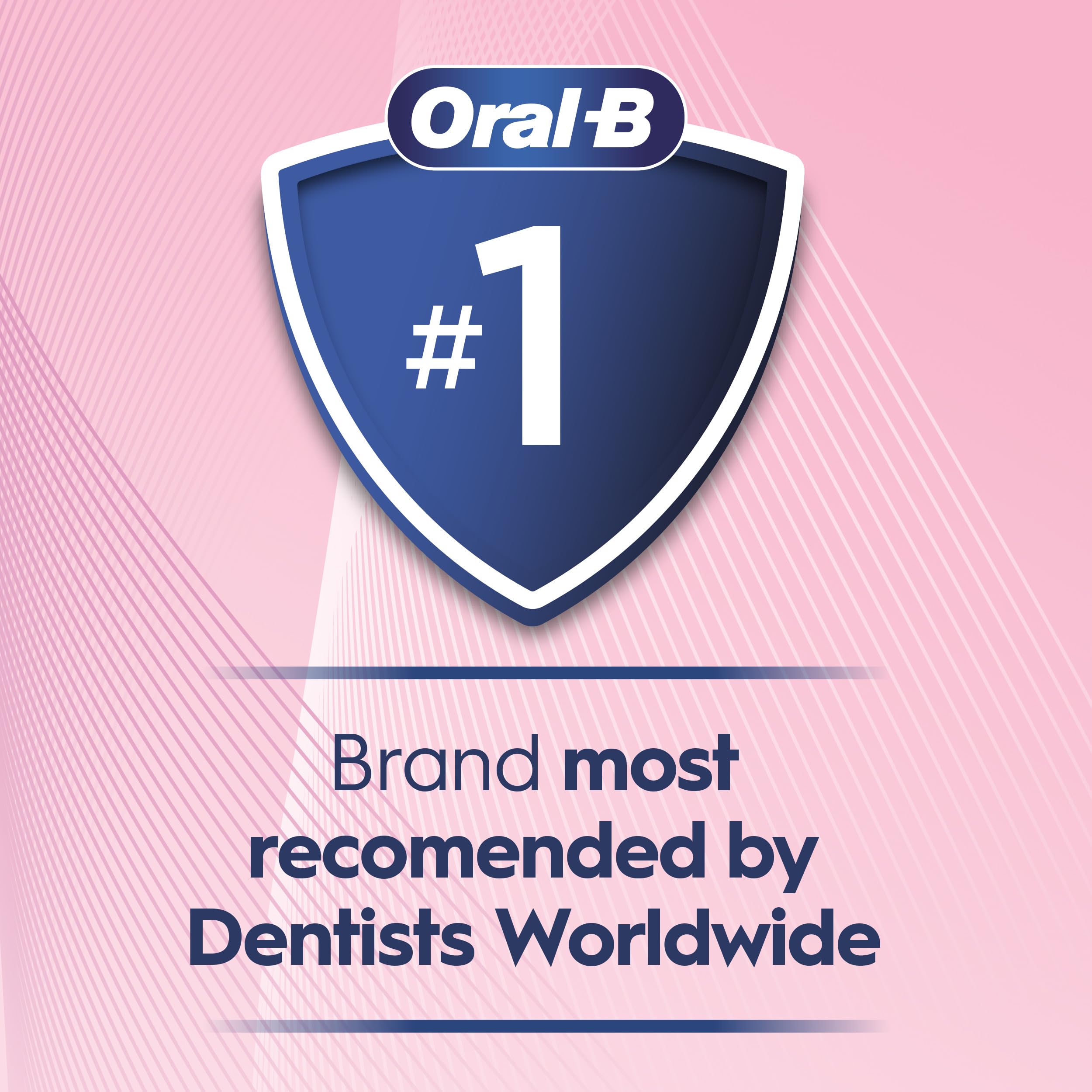 Oral-B Advanced Sensitive ergonomic handle for comfortable control.