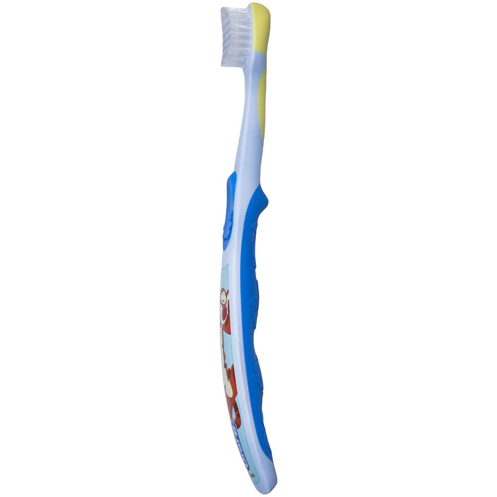 Oral-B Baby Toothbrush fits babies' small mouths and hands.