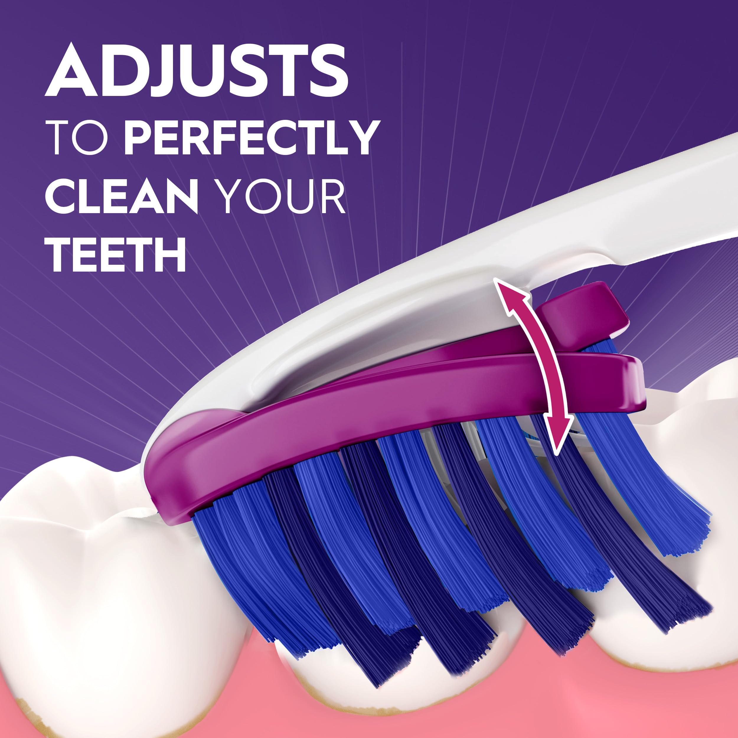 Oral-B toothbrush close-up on enamel-friendly cleaning for daily use.