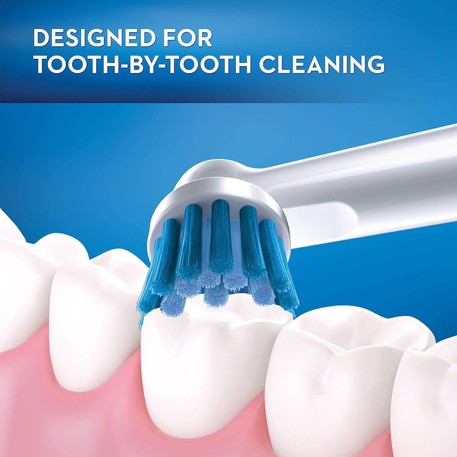 Oral-B Sensitive Gum Care head suitable for use with multiple rechargeable options.