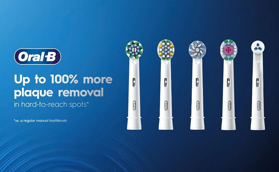 Oral-B Cross Action brush head fits rotating toothbrushes across models.