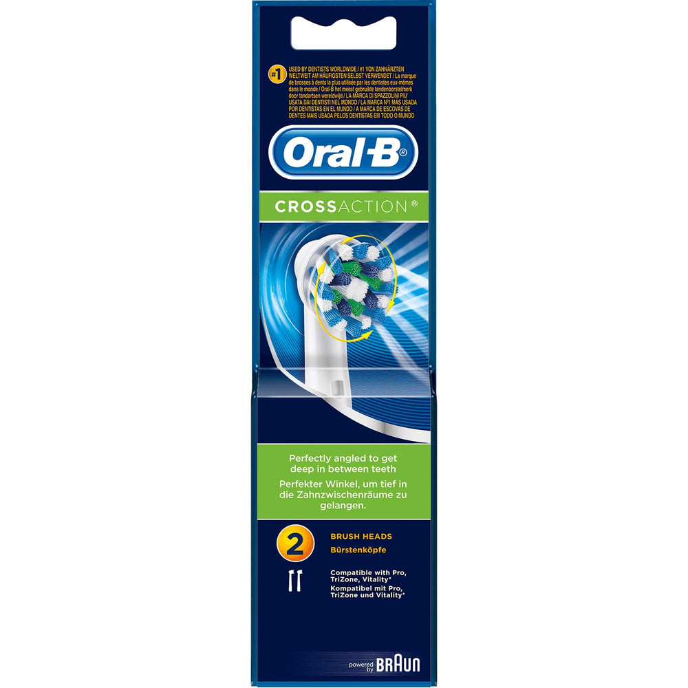 Oral-B CrossAction deep between teeth cleaning