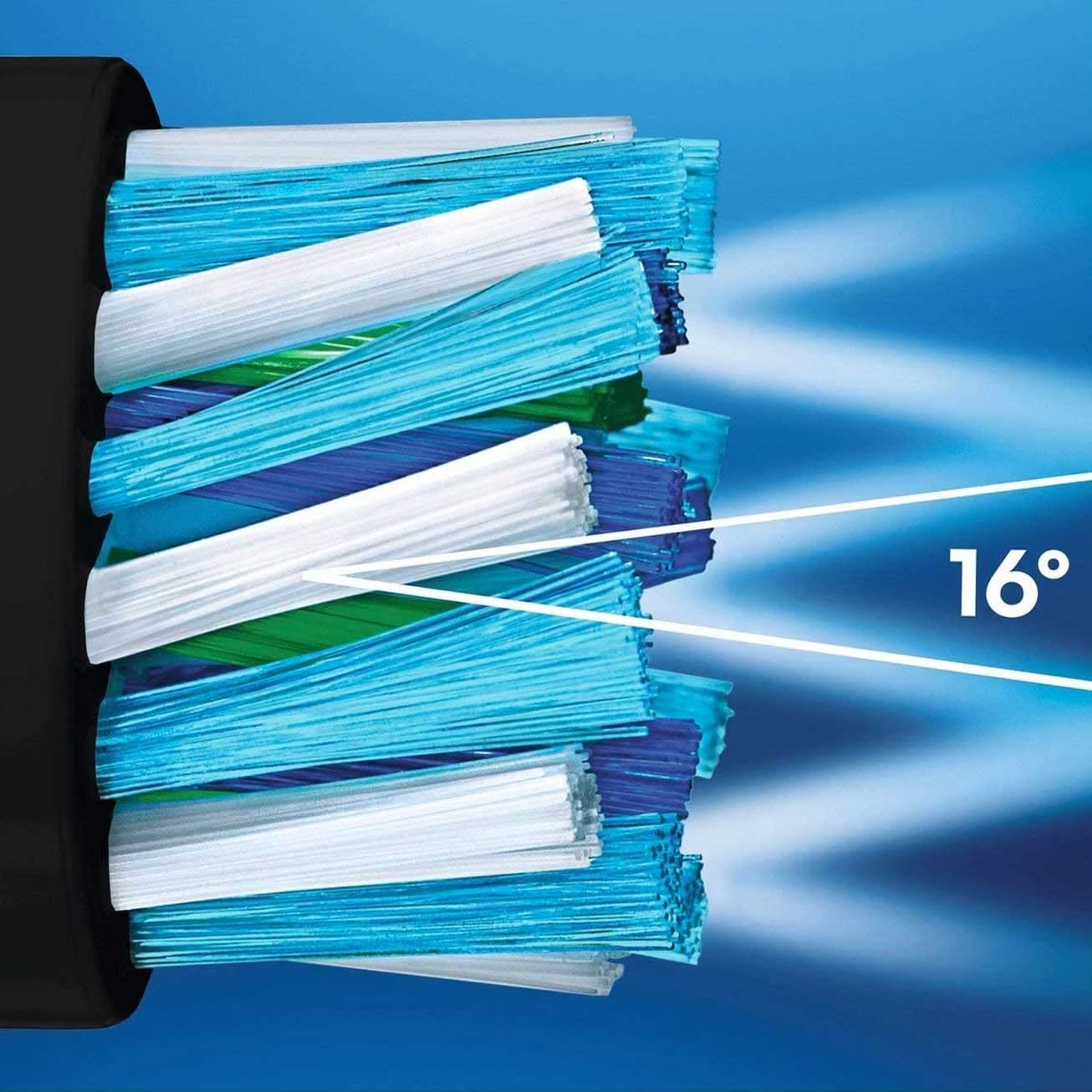 Oral-B CrossAction head black compatibility with most Oral-B electric brushes