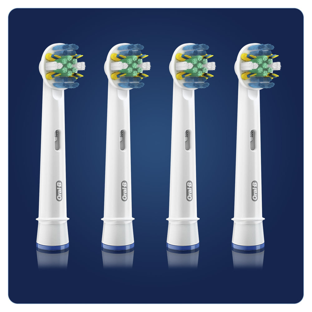Oral-B Floss Action head delivers lasting freshness after brushing.