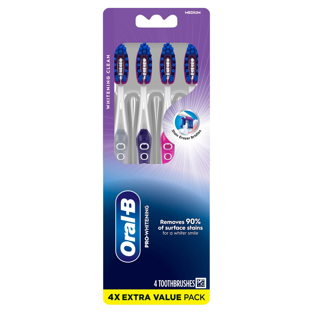 Oral-B gentle brushing motion with Pro-Flex sides.
