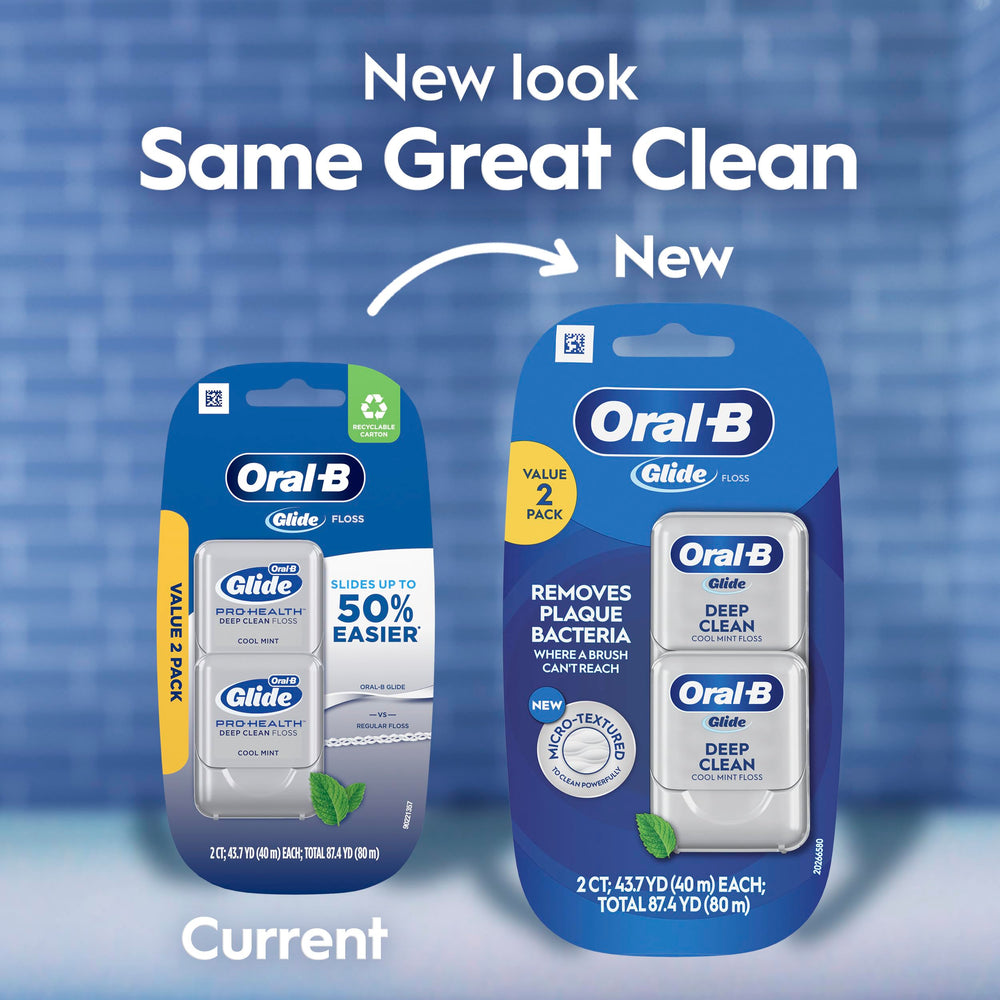 Silky-smooth texture helps floss glide through tight spaces.