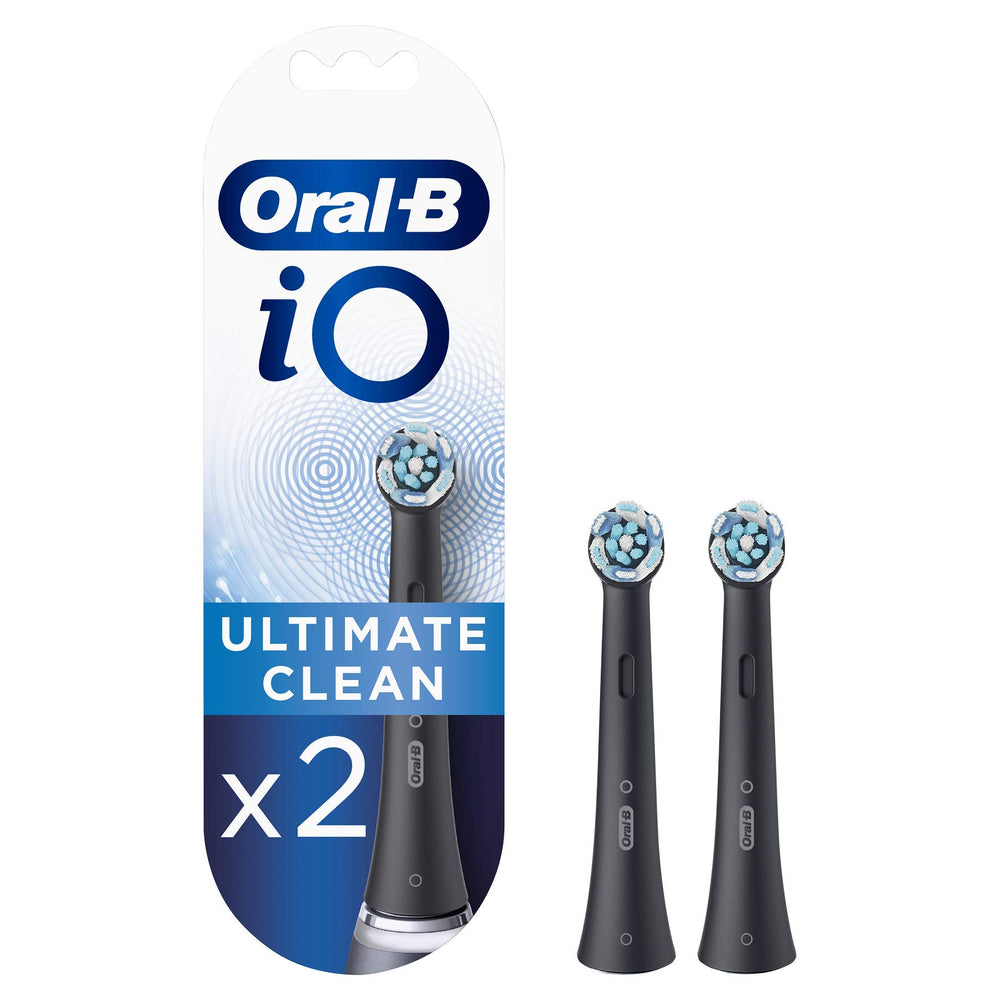 Oral-B iO Ultimate Clean head with twisted bristles for deeper plaque contact