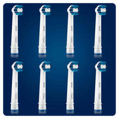 Graphic showing Oral-B Precision Clean heads compatible with Genius, PRO, and Vitality brushes.
