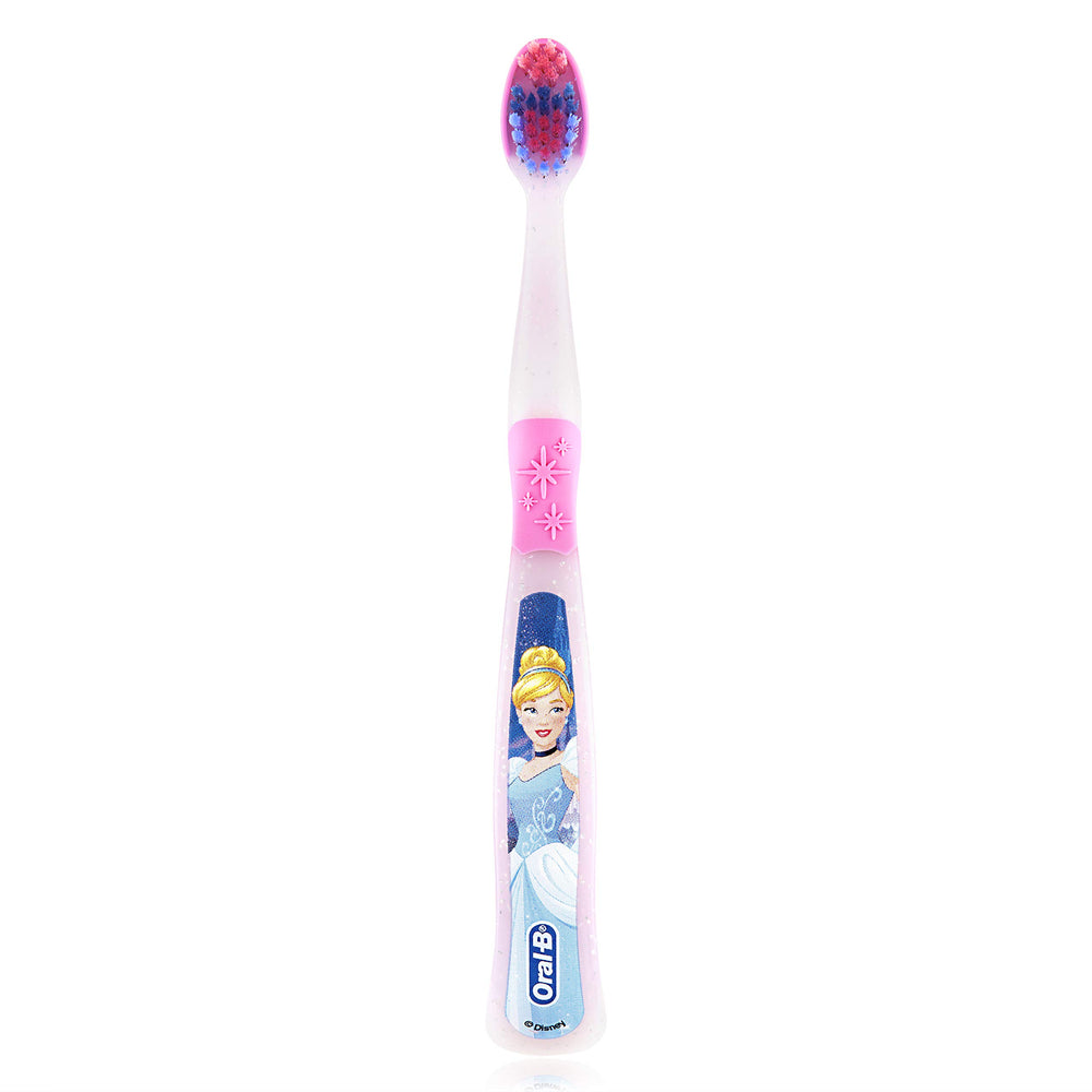 Oral-B variety pack of princess brushes with differing characters and colors.