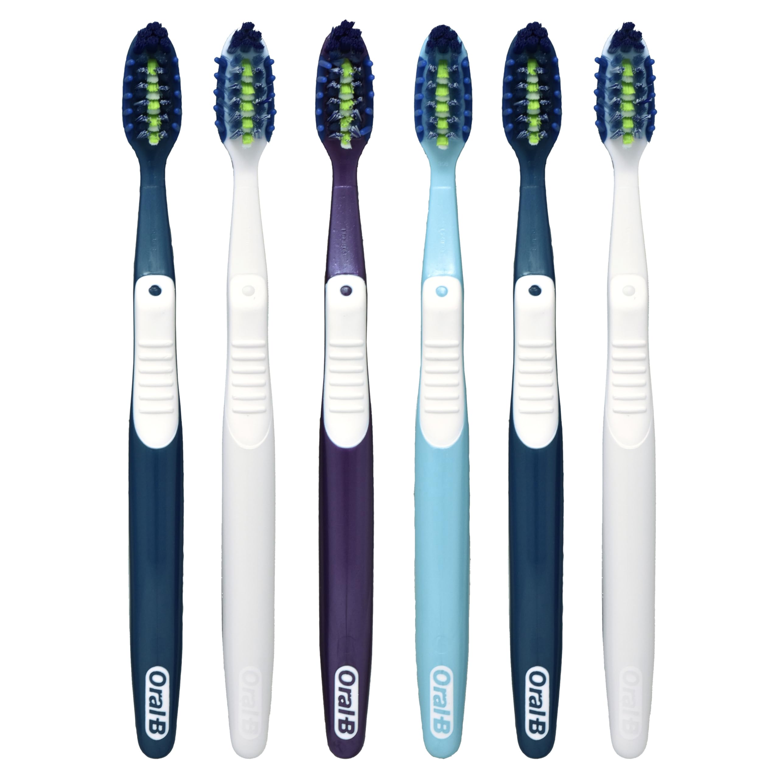 Oral-B Pro Clean CrossAction six-count pack for convenience.