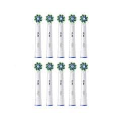 Oral-B Pro Cross Action head’s 16° angled bristles adapt to every tooth for thorough cleaning.