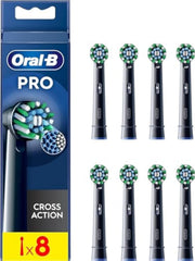 Oral-B Pro Cross Action head with X-bristles for deeper cleaning and plaque removal