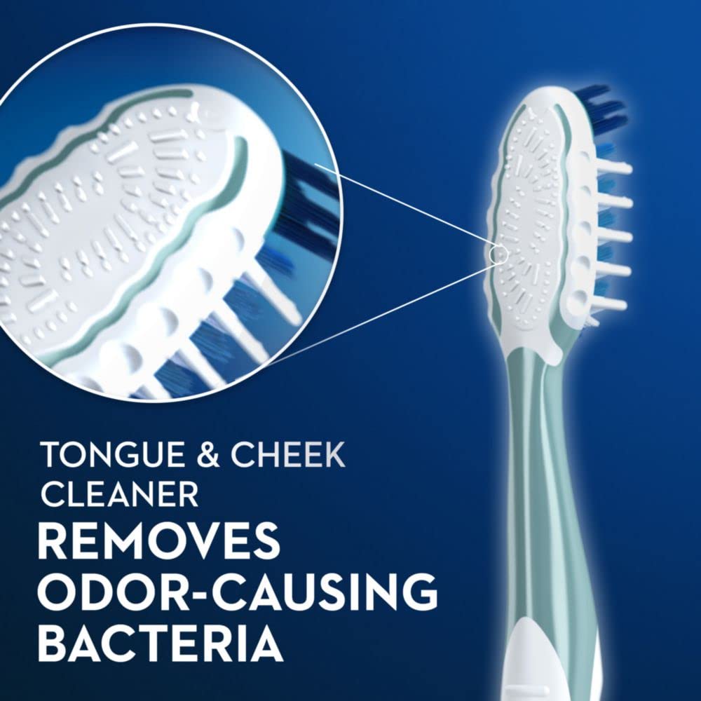 Blue Indicator bristles fade to signal replacement time