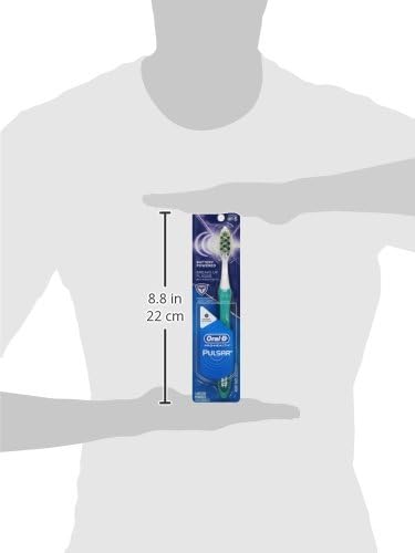Oral-B Pro-Health Pulsar packaging showing easy setup and battery use.