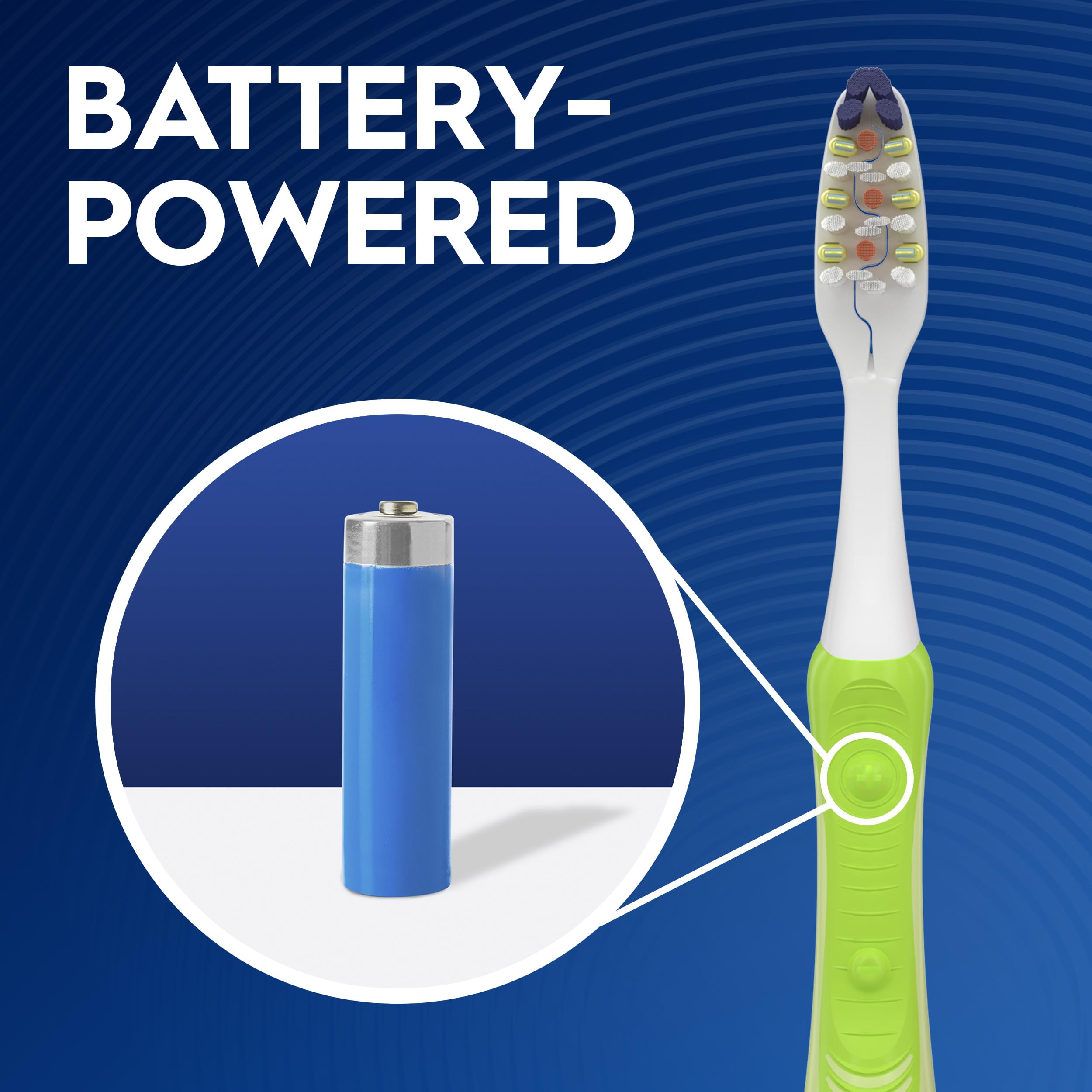 Oral-B Pulsar packaging highlights two brush set