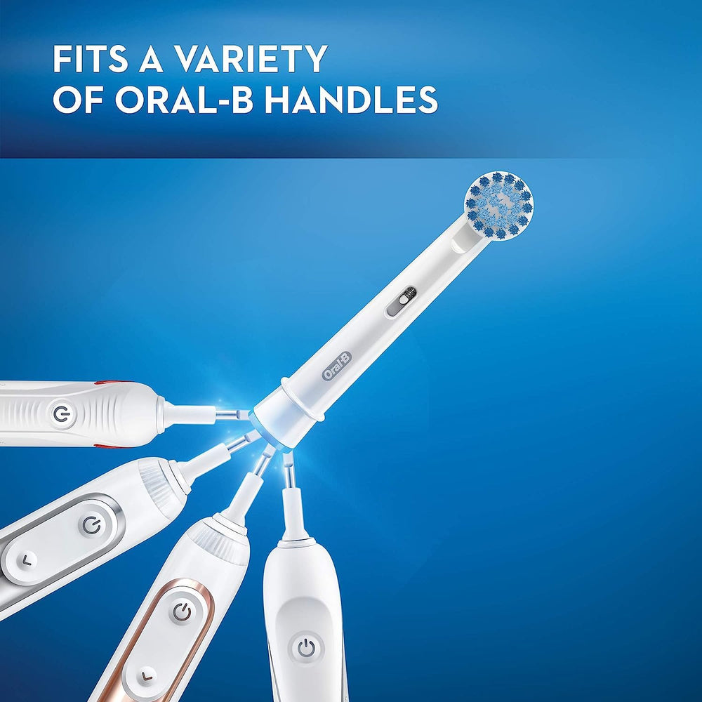 Oral-B replacement heads pack of five compatible with Pro, Smart, and Genius handles.