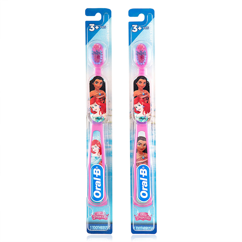 Oral-B six-pack princess brushes offer variety and value for families.