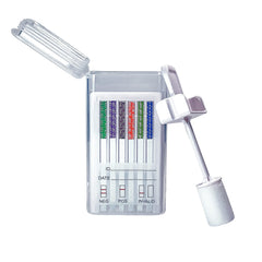 Oral Cube 5-panel drug test kit packaging for discreet home use.