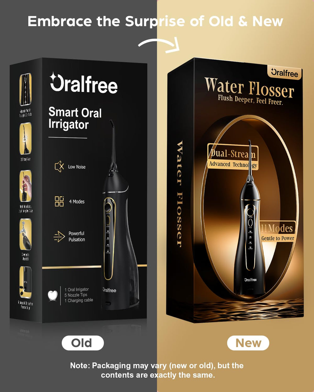 Oralfree portable travel case for on-the-go dental care