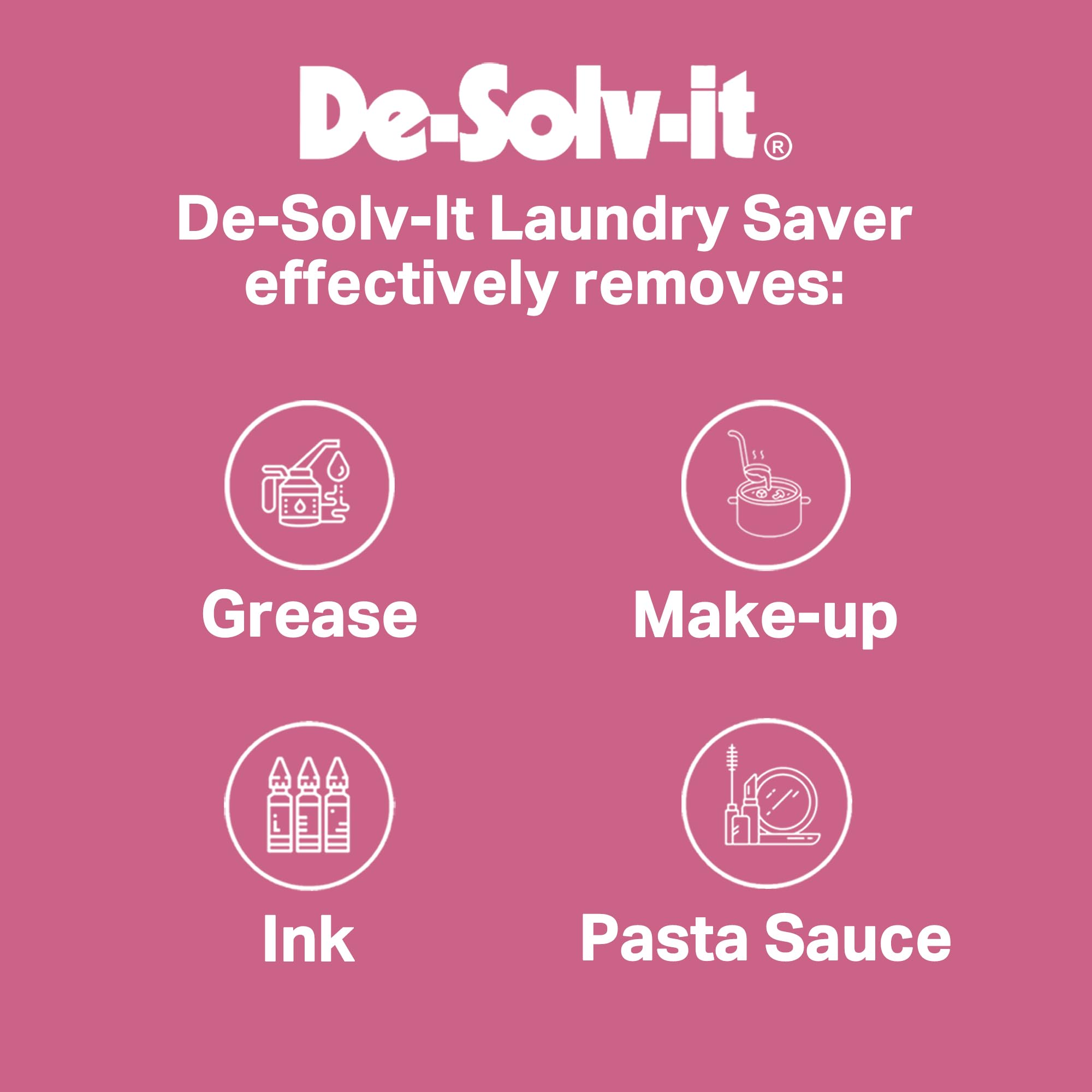 Orange Sol De-Solv-It 12-ounce bottle ready for laundry care.