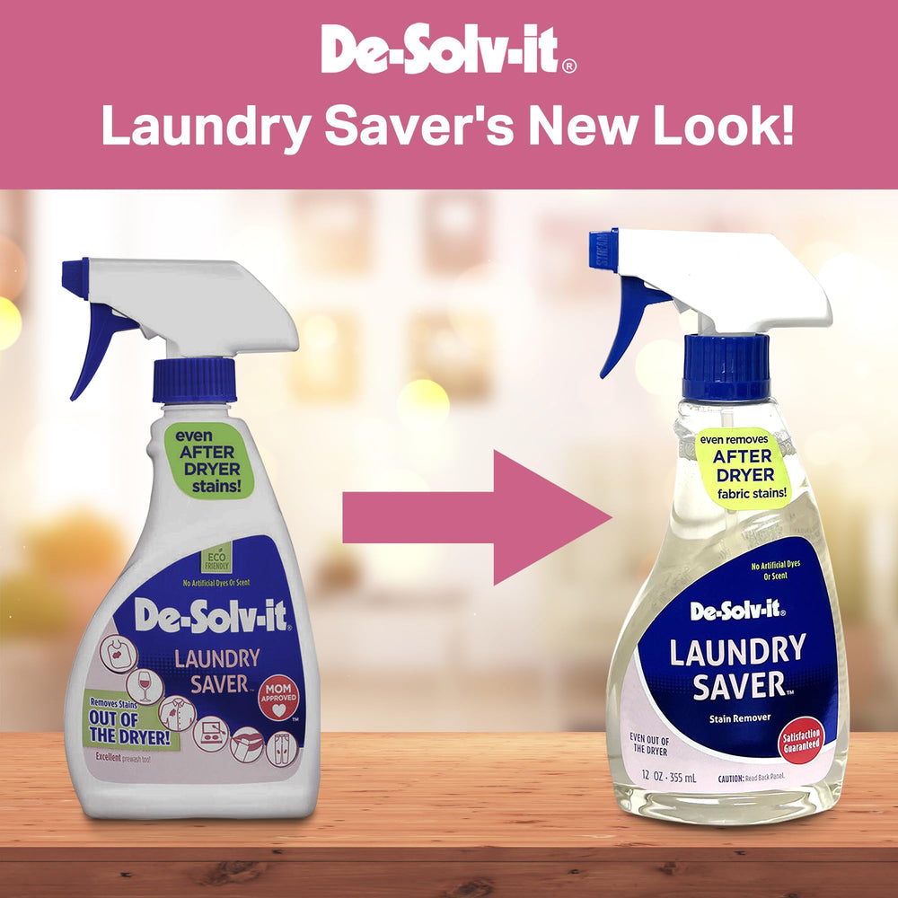 Orange Sol De-Solv-It after-dryer stain remover in action on a garment.