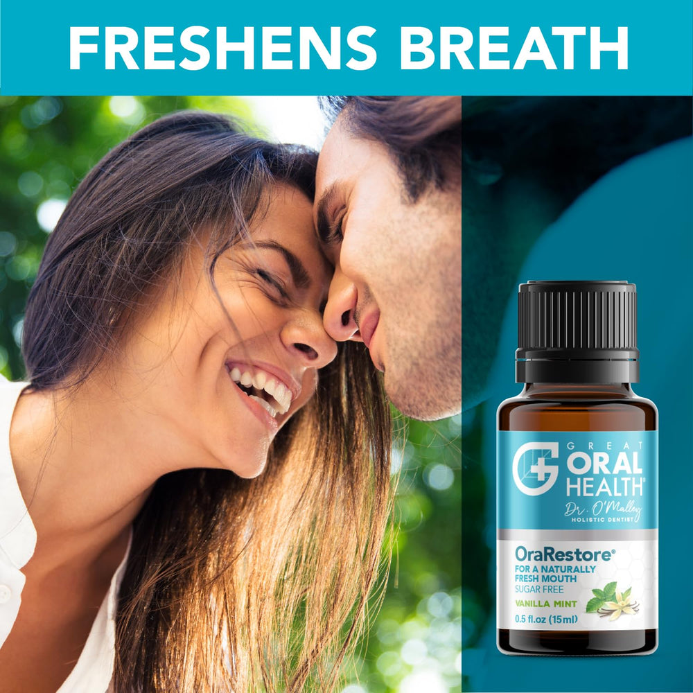 OraRestore after-meal freshness helps you feel confident.