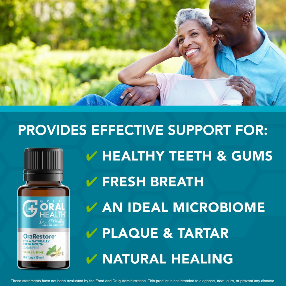 OraRestore direct-application on teeth and gums for targeted care.
