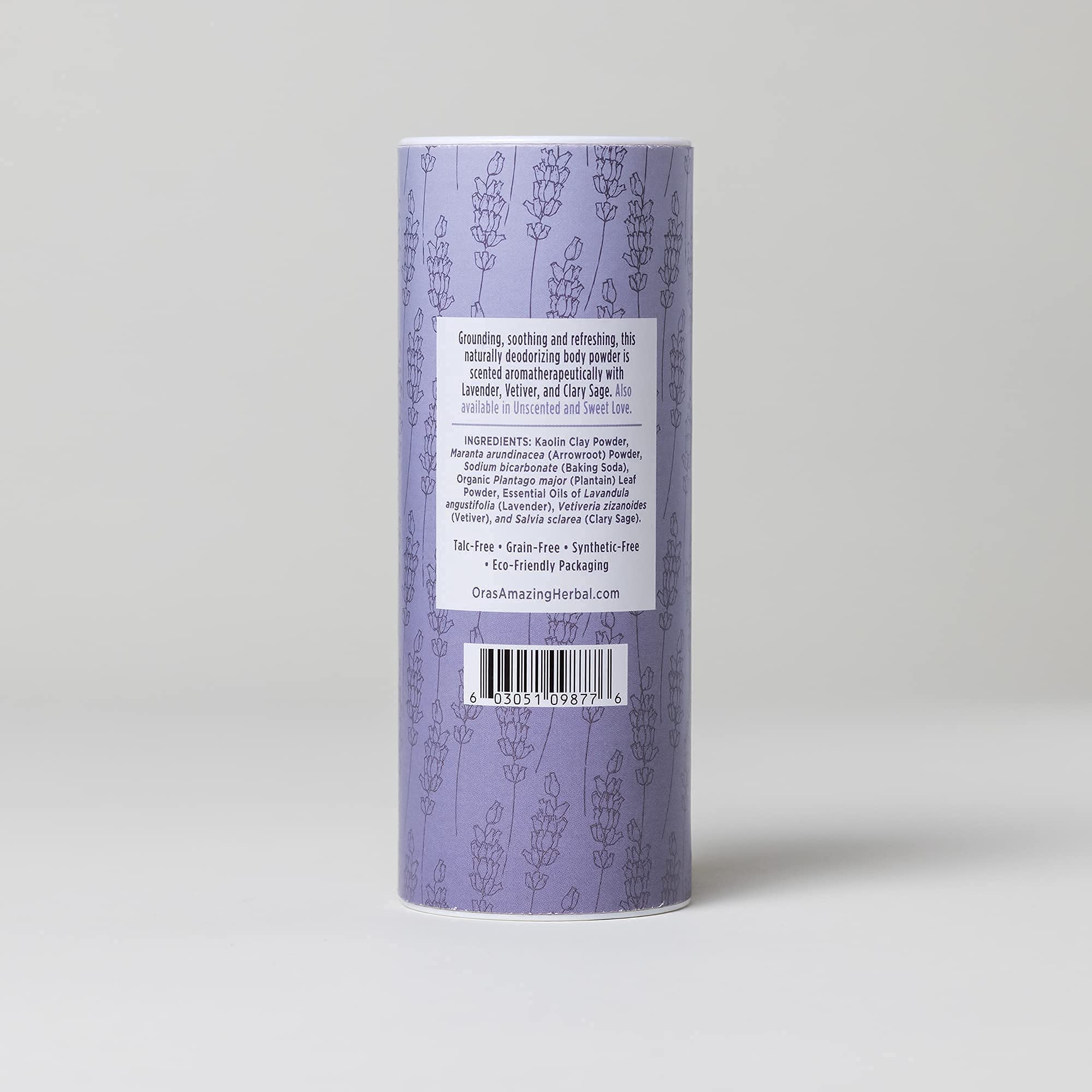 After shave powder from Blissful Earth offering gentle finish and fragrance