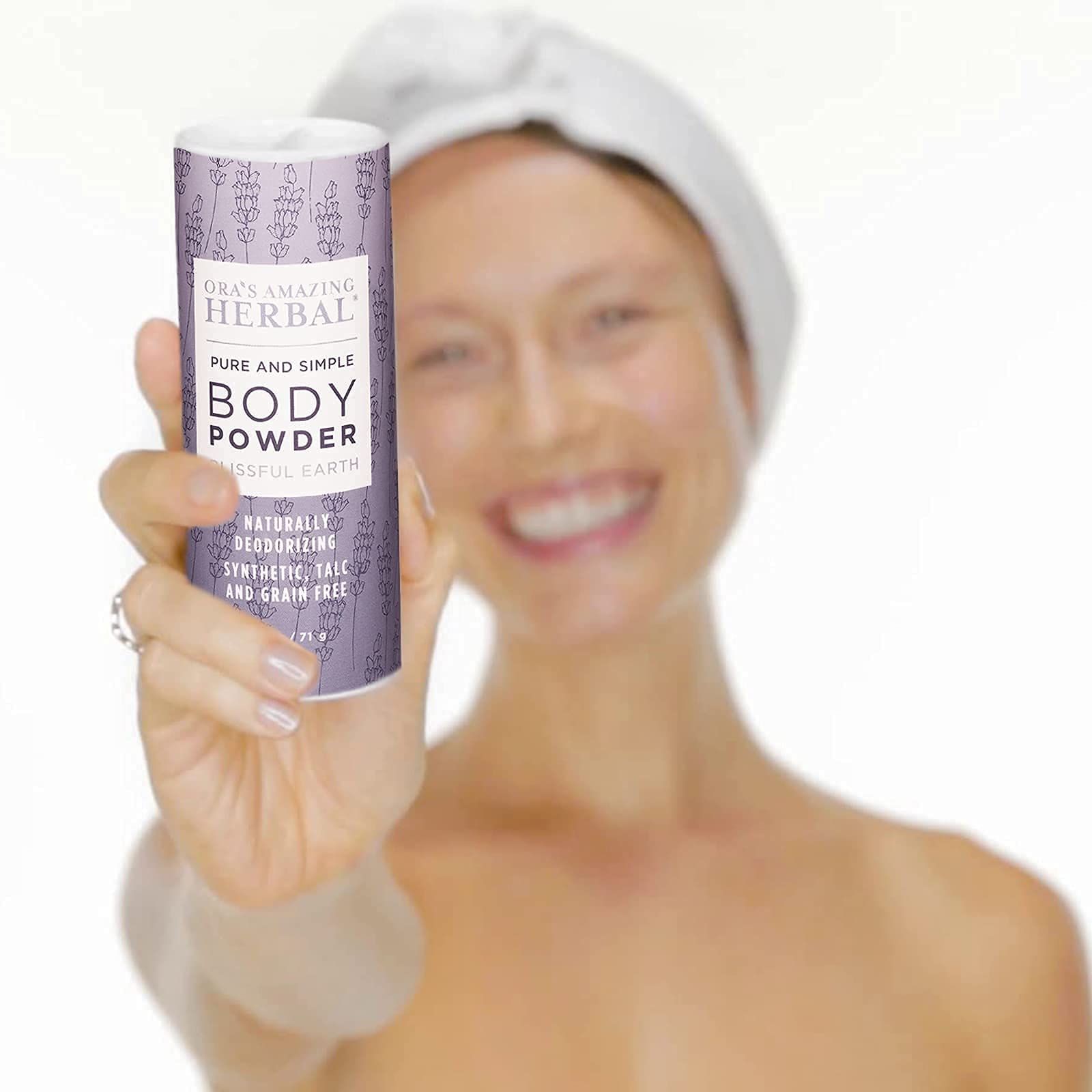Foot powder use with Blissful Earth for cool, comfortable feet