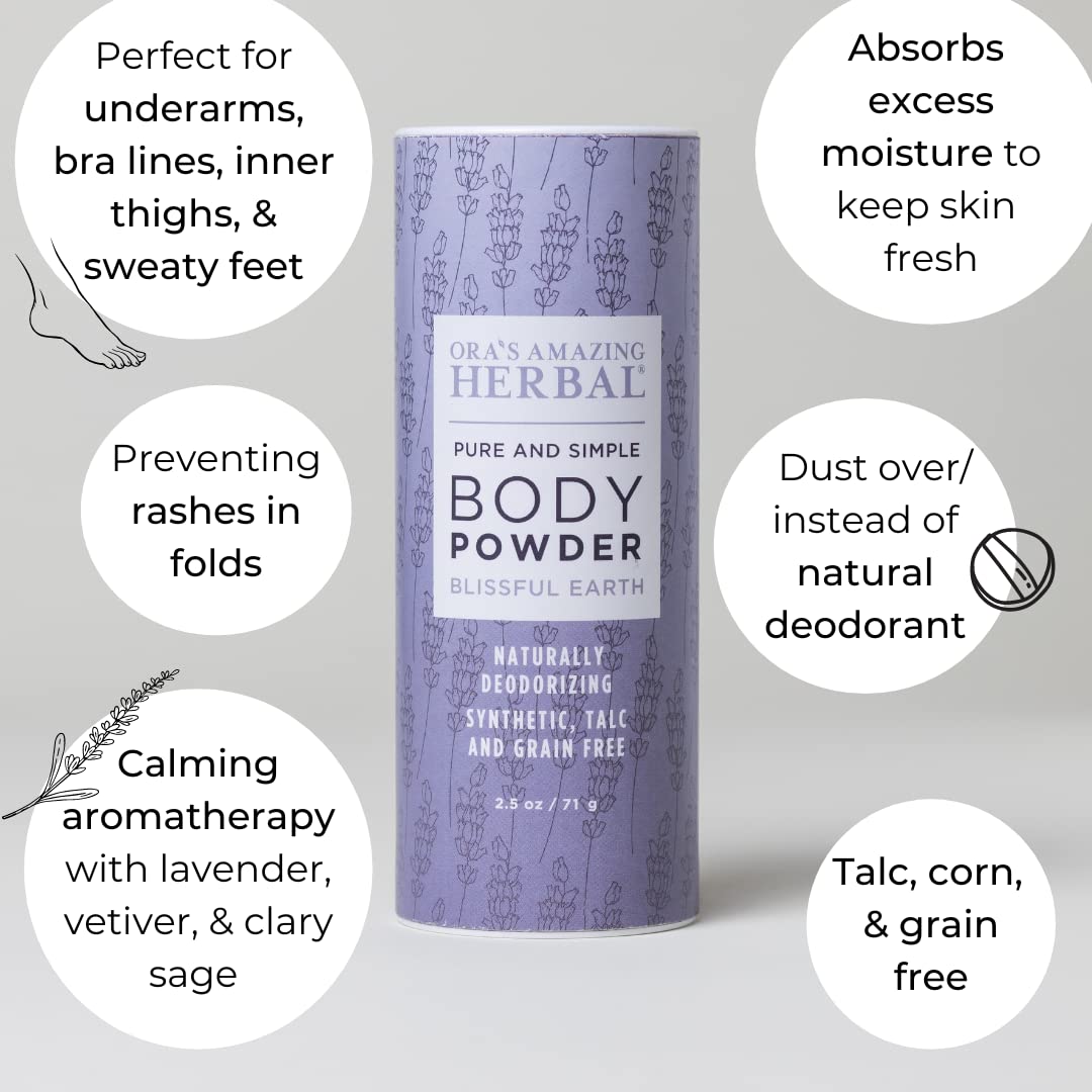 USA-made Blissful Earth packaging highlighting quality and care
