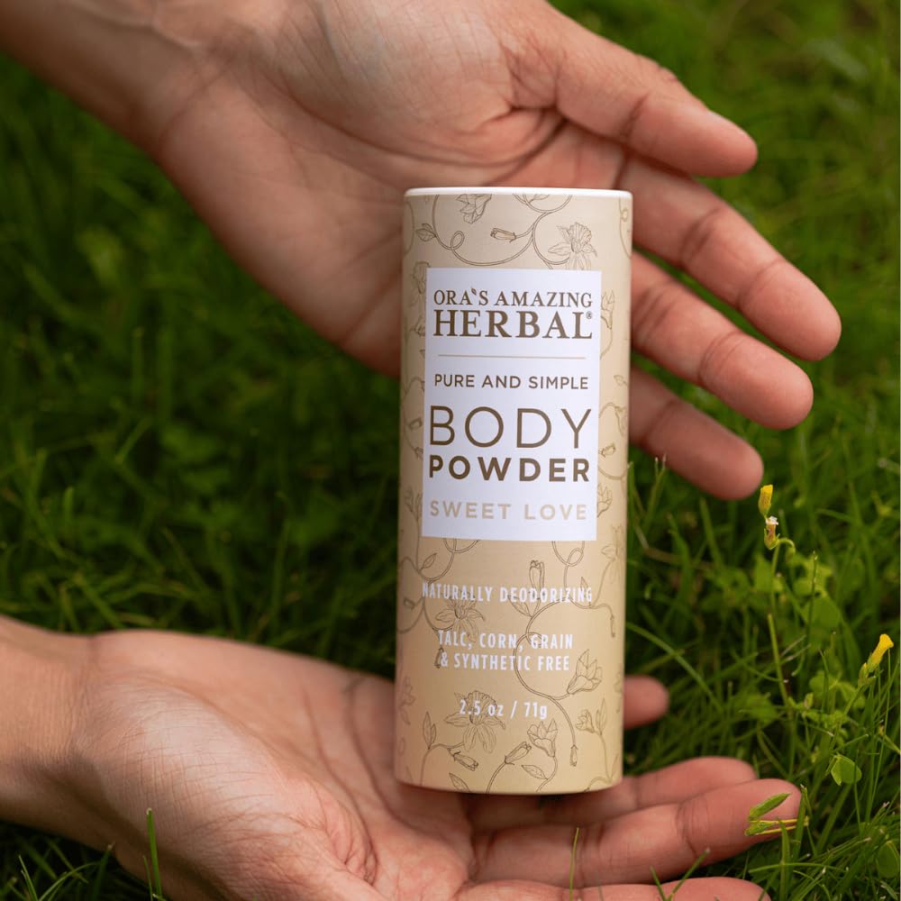 Sweet Love body powder helps shoes odor control and fresh feet