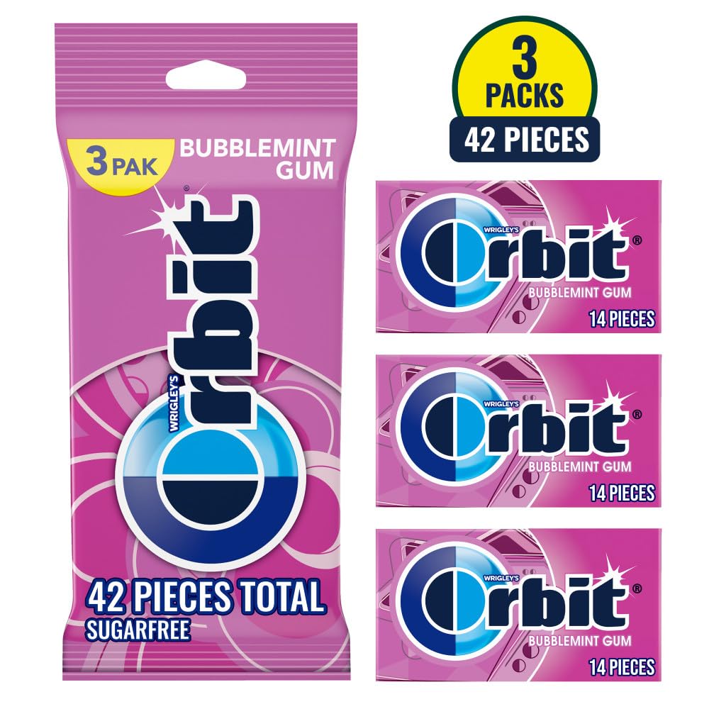 Orbit Bubblemint desk storage pack ready for quick access at work