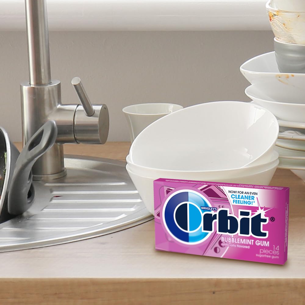 Orbit Bubblemint long lasting mint flavor for all day use