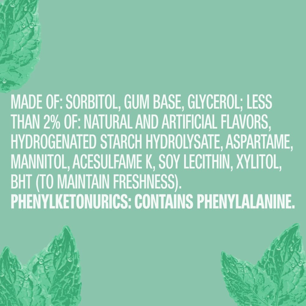 Orbit Sweet Mint sugar-free gum as a refreshing mint treat
